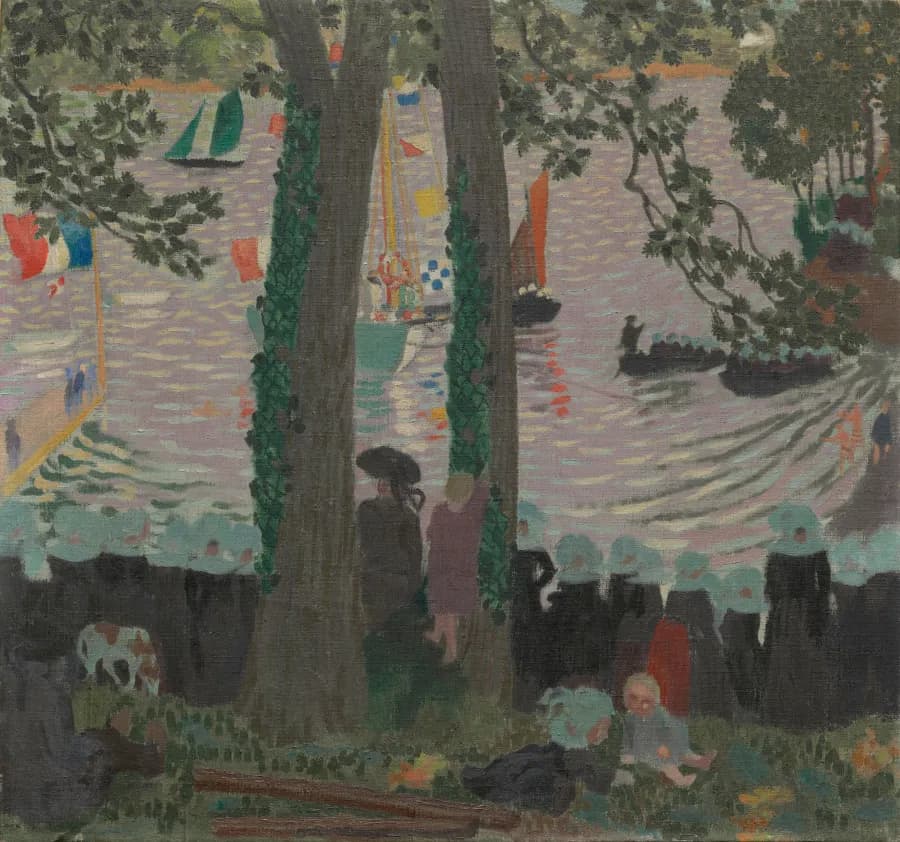 Cultural archive image of “Blessing of a Yacht on the Belon River”, catalogued as France, dating to 1899, associated with France.