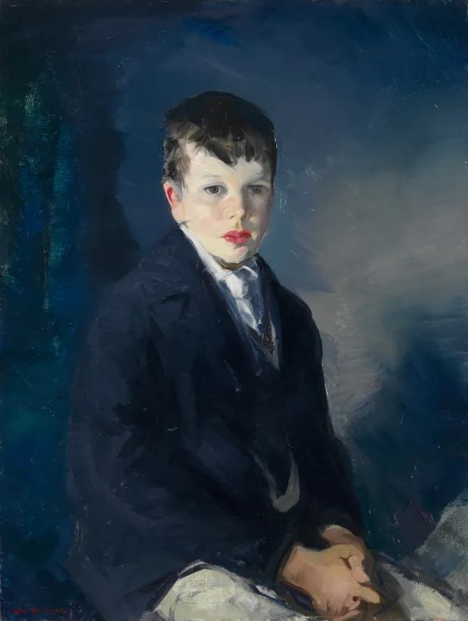 Cultural archive image of “Boy in a Blue Coat”, catalogued as America, dating to 1915, associated with America.