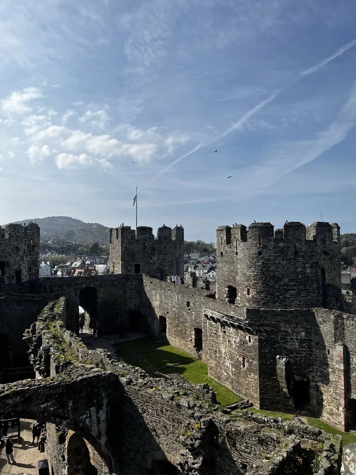 Cultural archive image of “Conwy Castle was built by Edward I between 1283 and 1287 as part of his “iron ring” of…”, associated with Conwy.