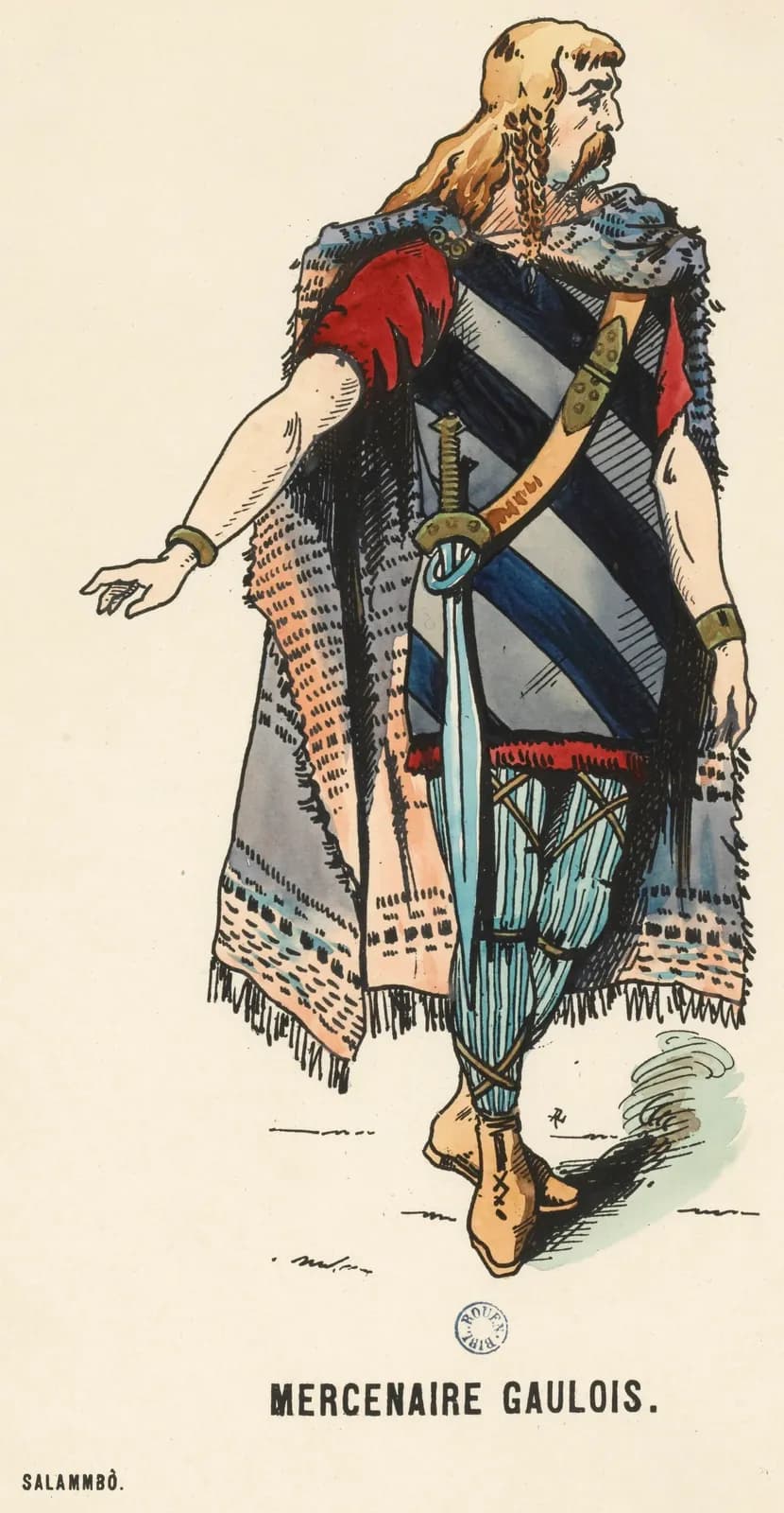 Salammbô. Mercenaire gaulois.