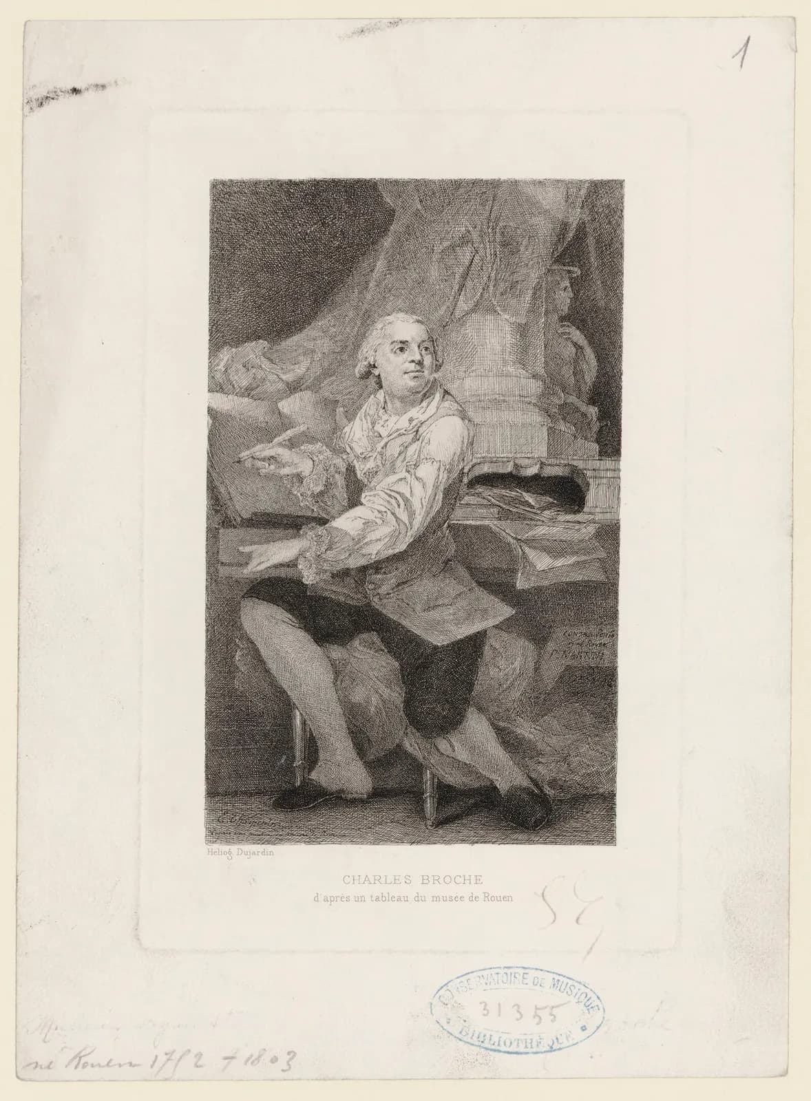 Charles Broche / E. Charpentier ; d'après un tableau du Musée de Rouen ;…