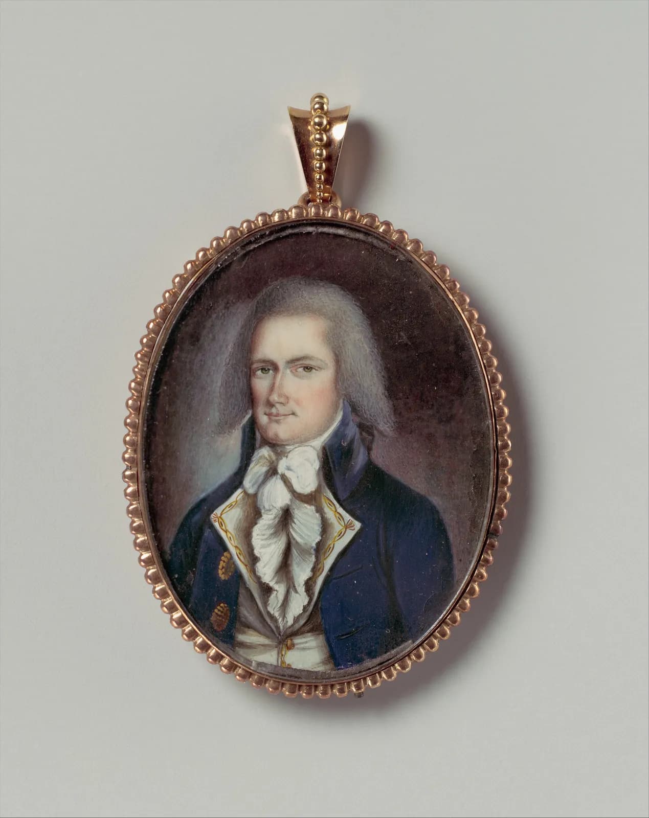 Cultural archive image of “George Henry Remsen”, catalogued as American, dating to ca. 1790. Medium: Watercolor on ivory. Dimensions: 1 7/8 x 1 1/2 in.