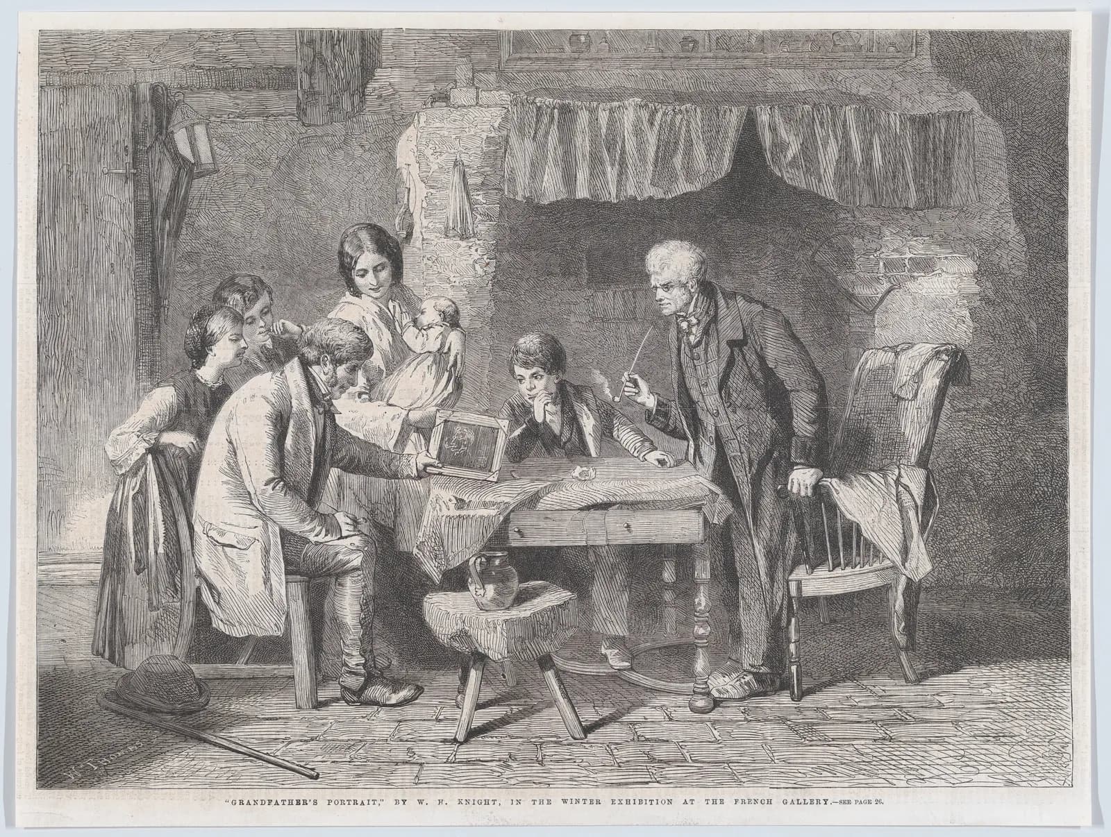 Grandfather's Portrait, from "Illustrated London News"
