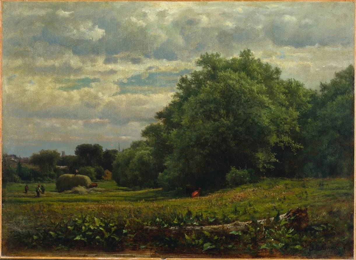 Cultural archive image of “Harvest Time”, catalogued as America, dating to 1864, associated with America.