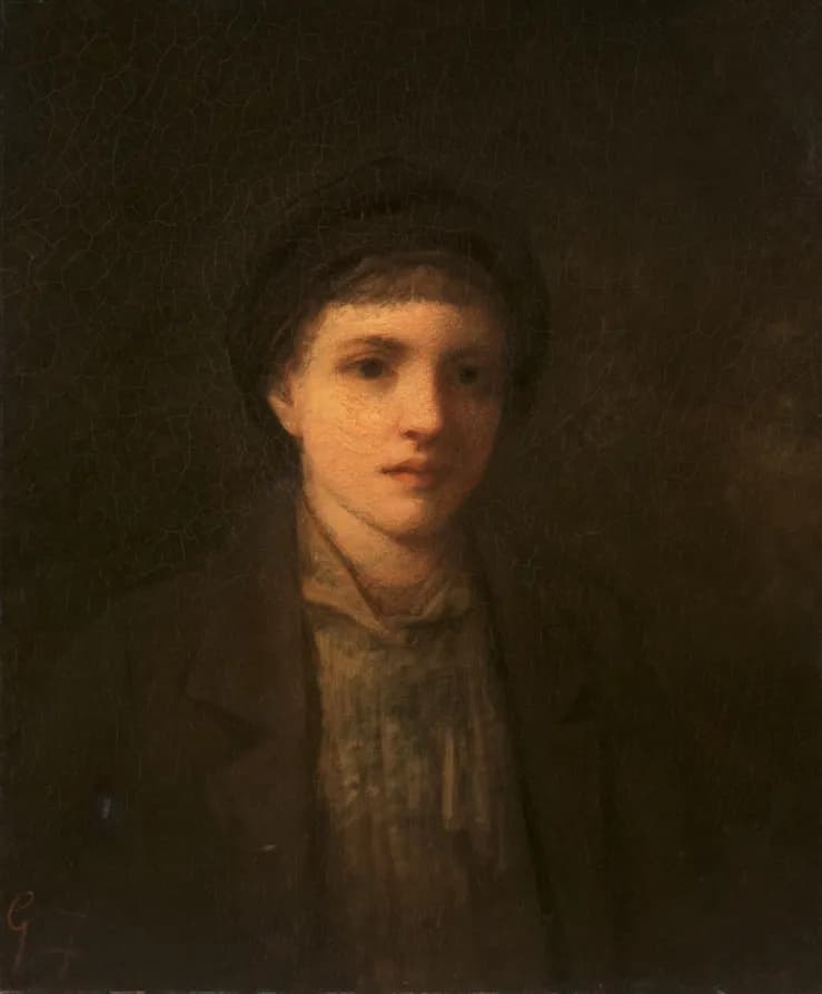 Cultural archive image of “Head of a Boy”, catalogued as America, dating to before 1885, associated with America.