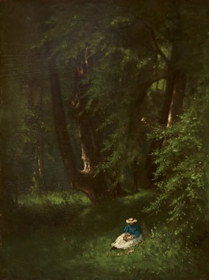 Cultural archive image of “In the Woods”, catalogued as America, dating to 1866, associated with America.
