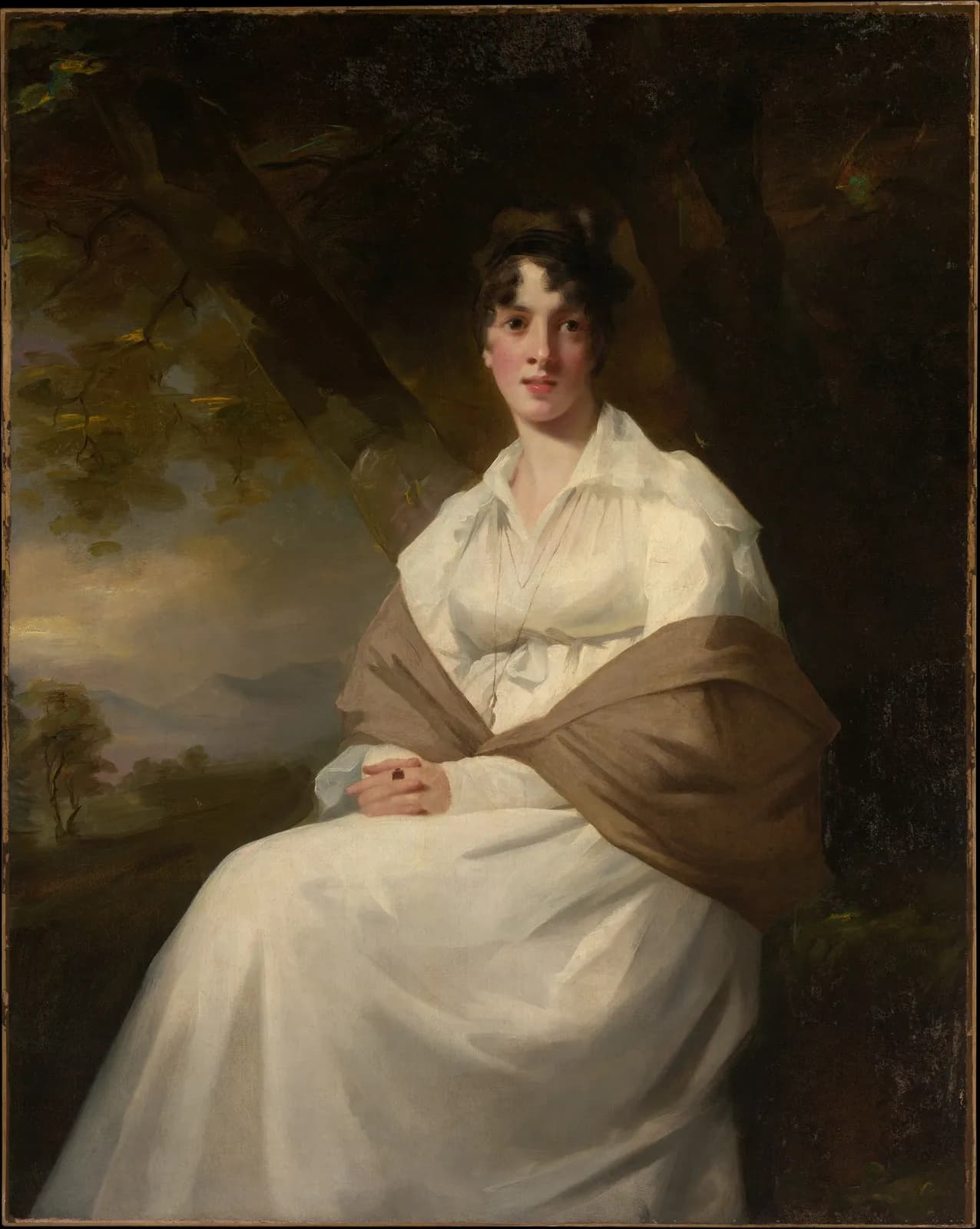 Cultural archive image of “Lady Maitland (Catherine Connor, died 1865)”, catalogued as Paintings, dating to 1776 to 1823. Medium: Oil on canvas. Dimensions: 49 3/4 x 39 3/4 in.
