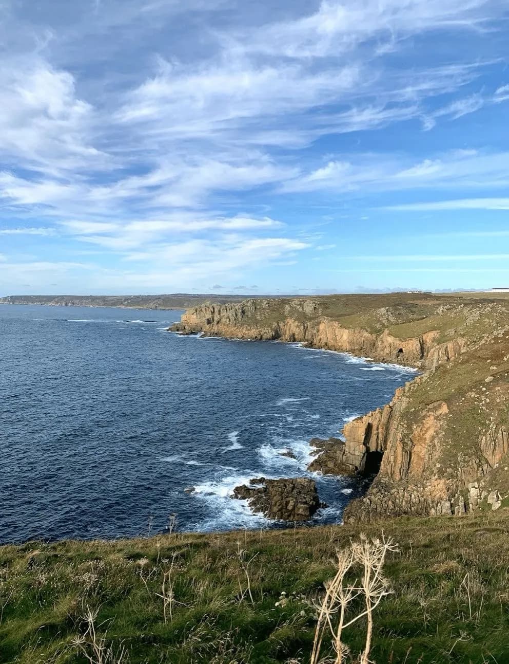 Cultural archive image of “Land’s End is the westernmost point of mainland England, a granite headland on the tip…”, associated with Isles of Scilly.