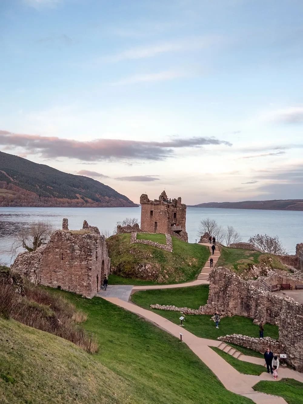 Cultural archive image of “Loch Ness sits in the Great Glen, a 380-million-year-old fault line that cuts Scotland…”, associated with Loch Ness.