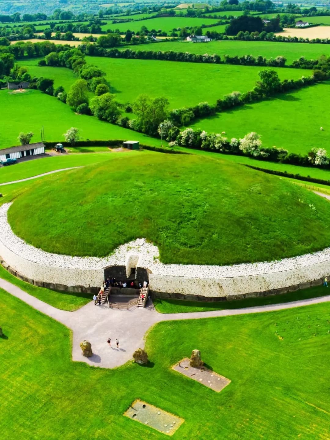 Cultural archive image of “Newgrange is a Neolithic passage tomb in County Meath, built around 3200 BC, making it…”, associated with Newgrange.