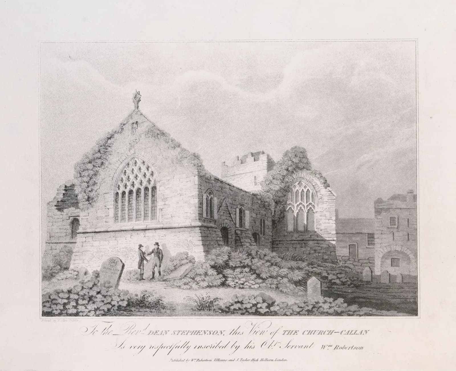 Cultural archive image of “Callan Church, County Kilkenny”, catalogued as Unknown Artist, Ireland, 19th century, dating to 19th century, associated with Kilkenny, Ireland. Artist: Unknown Artist, Ireland, 19th century.