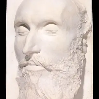 Cast of the Death Mask of Charles Joseph Kickham (1828-1882), Fenian and Writer