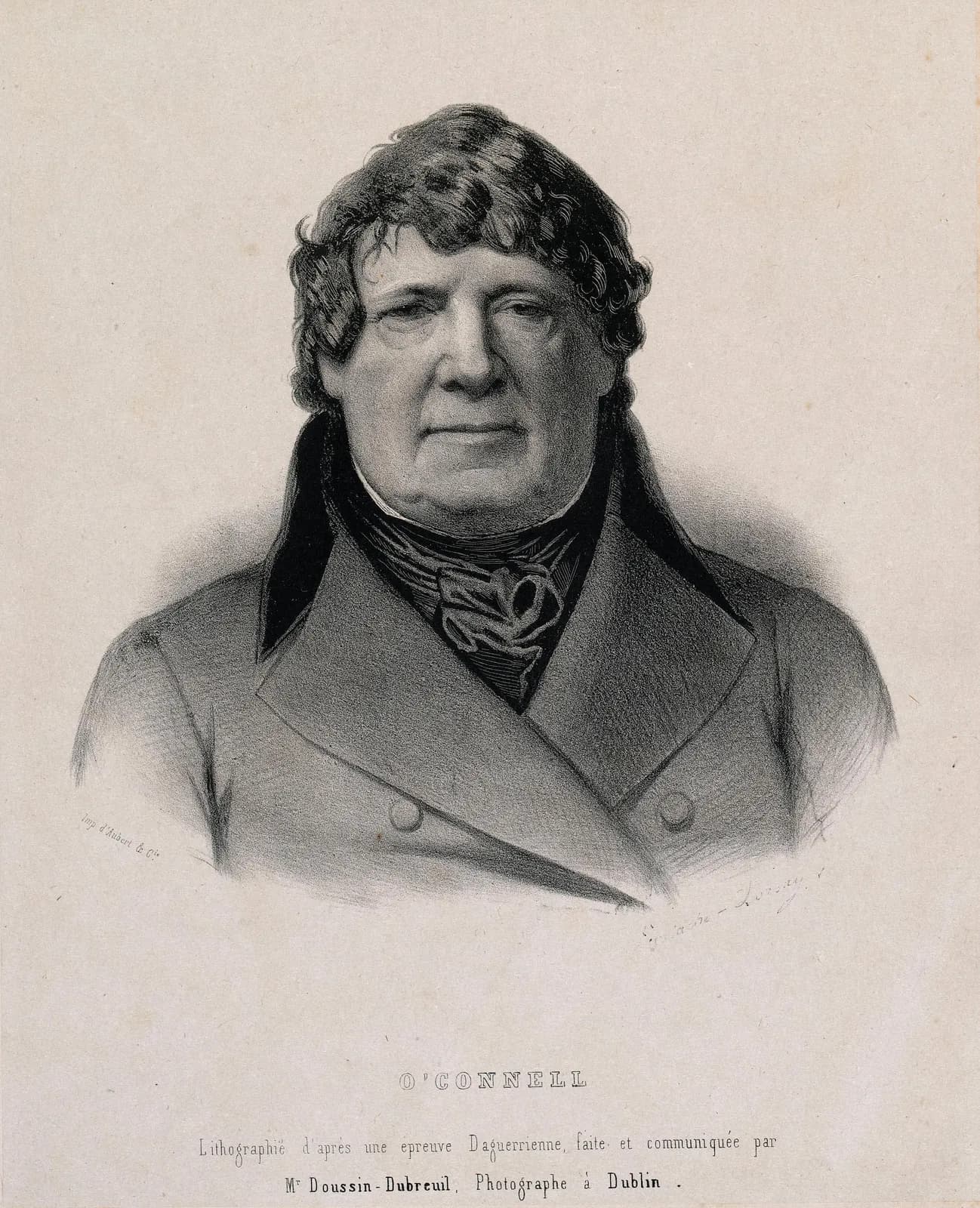Cultural archive image of “Daniel O'Connell, M.P. (1775-1847), Statesman”, catalogued as Unknown Artist, France, 19th century, dating to 19th century. Artist: Unknown Artist, France, 19th century.