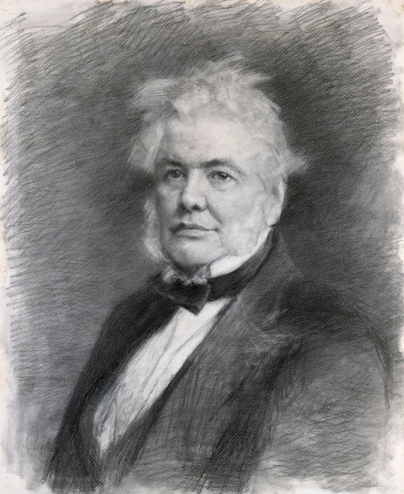 Cultural archive image of “Isaac Butt M.P. (1813-1879), Barrister and Writer”, catalogued as John Butler Yeats, dating to 1901. Artist: John Butler Yeats. Medium: Chalk on paper.