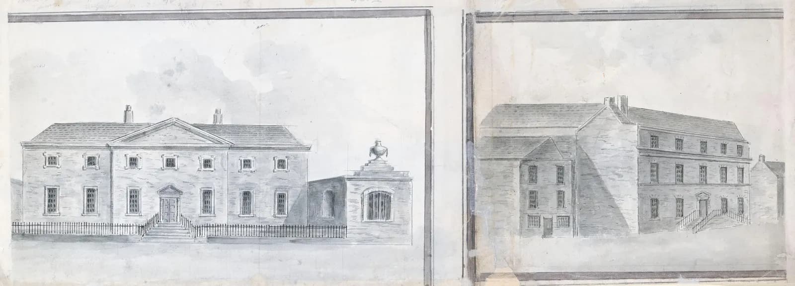 Westmoreland Lock Hospital, Townsend Street and Mercer's Hospital, Mercer Street; The Continuation of the Prece (on verso)