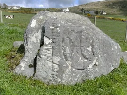 Cultural archive image of “Ogham is Ireland’s oldest writing system, dating to the 4th century.”, associated with Ireland.