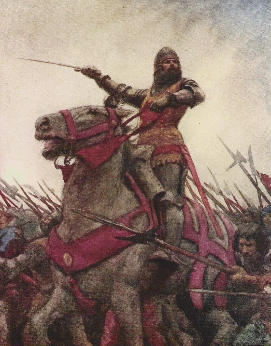 Cultural archive image of “Owain Glyndŵr was the last native-born Welshman to hold the title Prince of Wales.”, associated with Wales.