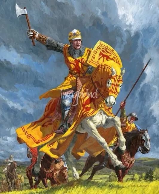Cultural archive image of “Robert the Bruce seized the Scottish throne in 1306 after killing his rival John Comyn…”.