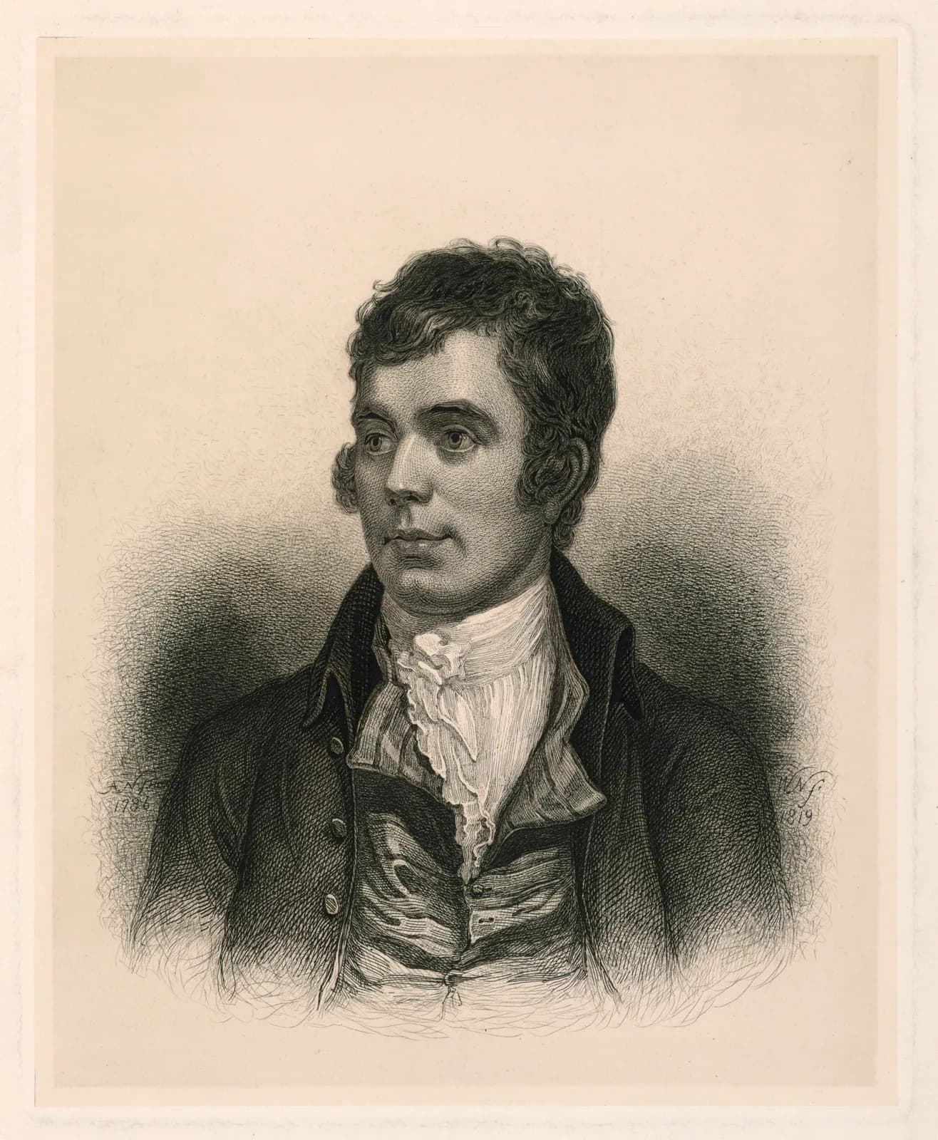 Portrait of Robert Burns