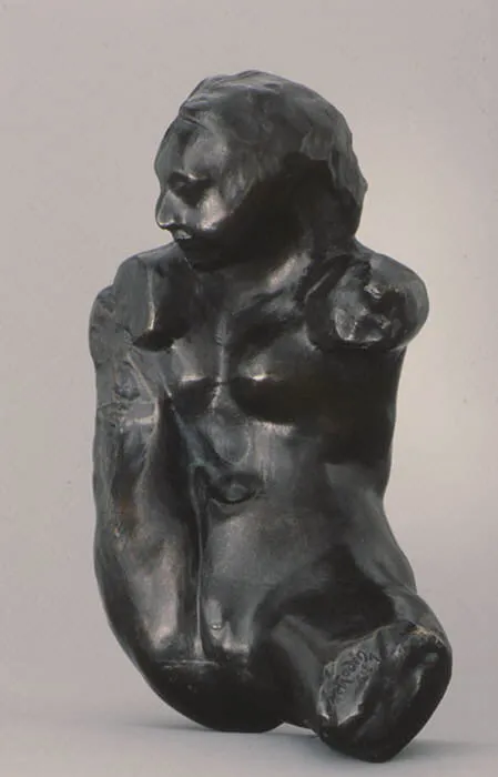 Cultural archive image of “Small Torso of Iris”, catalogued as Sculpture-Bronze, dating to modeled probably ca. 1906–9, cast ca. 1970. Medium: Bronze, black marble base.