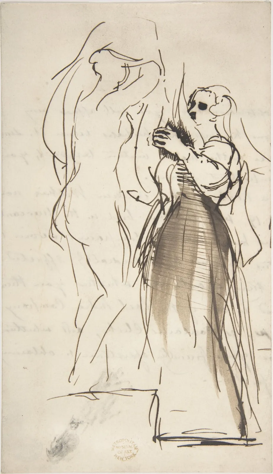 Studies for "The Bride at Her Toilet on the Day of Her Wedding"