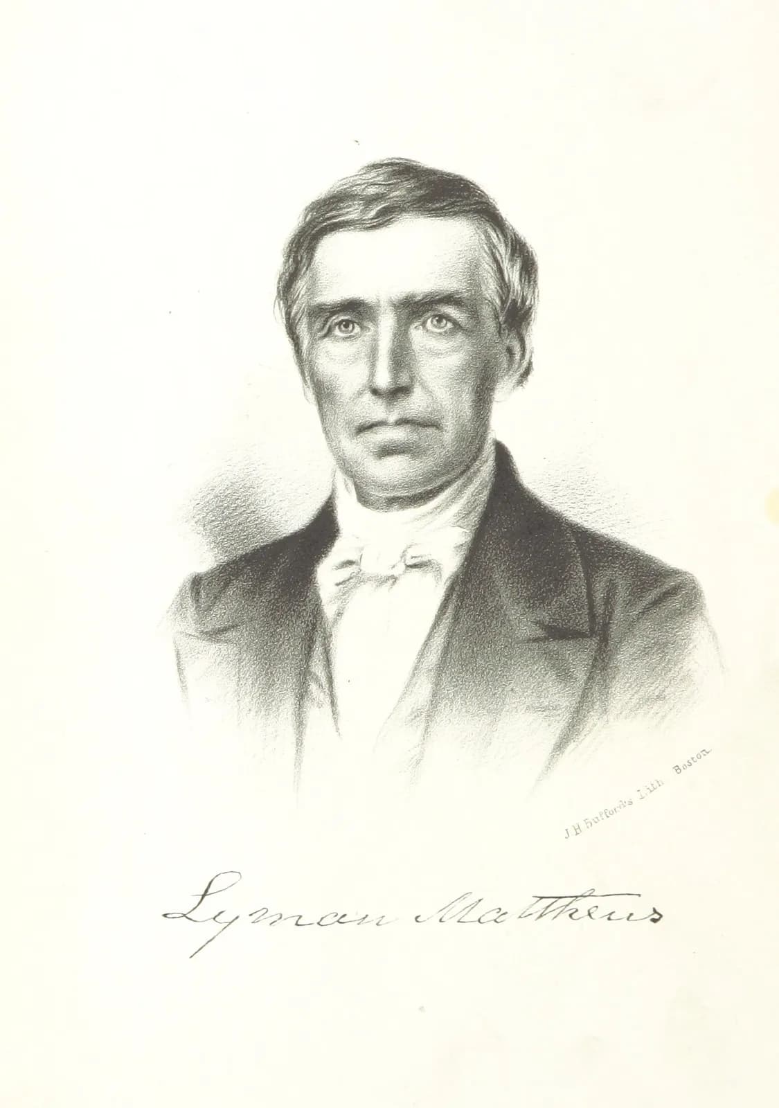 Lyman Matthews from "History of the town of Cornwall, Vermont".