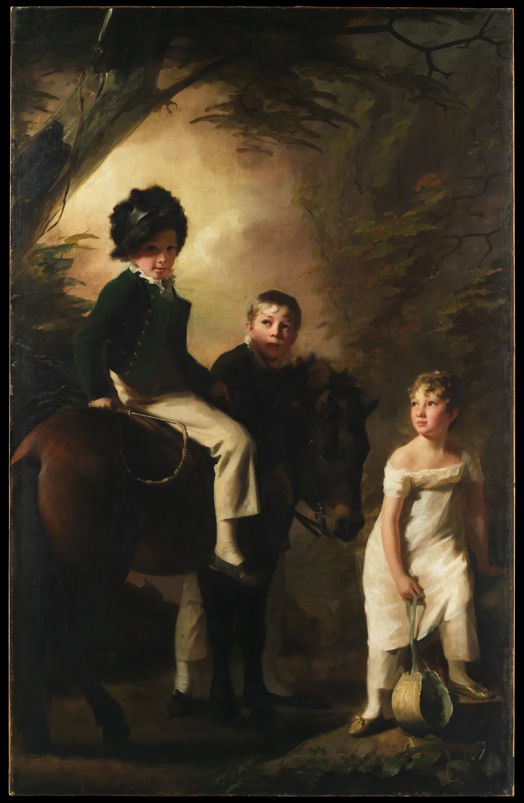 Cultural archive image of “The Drummond Children”, catalogued as Paintings, dating to ca. 1808–9. Medium: Oil on canvas. Dimensions: 94 1/4 x 60 1/4 in.