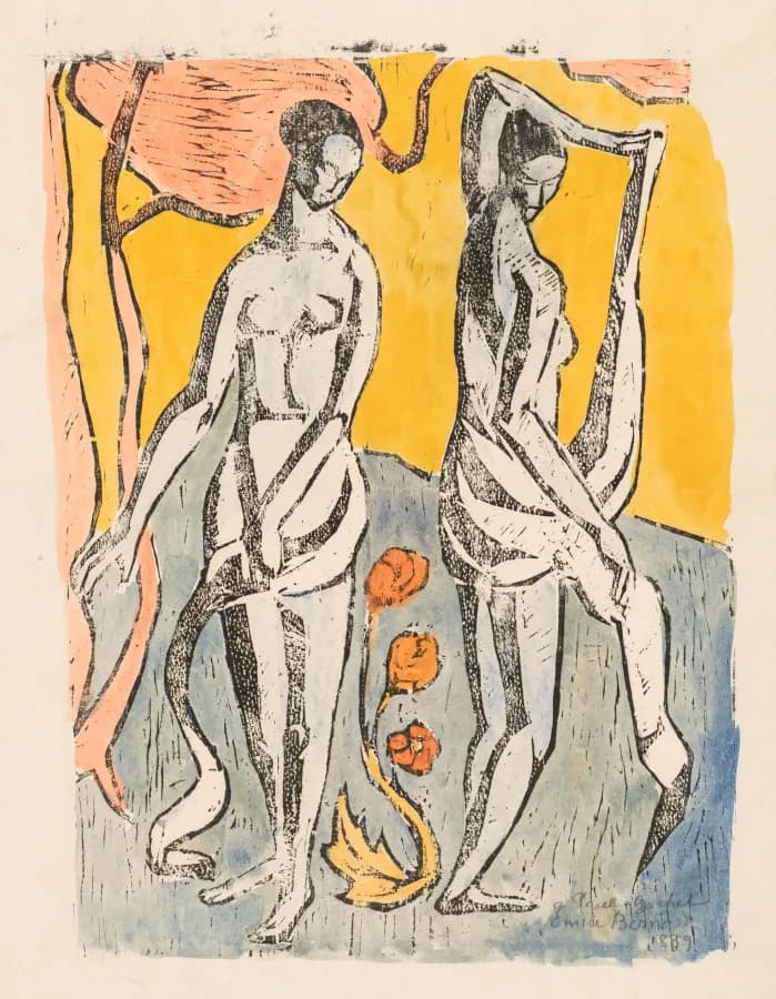 Cultural archive image of “The Nymphs”, catalogued as France, 19th century, dating to 1890, associated with France, 19th century.