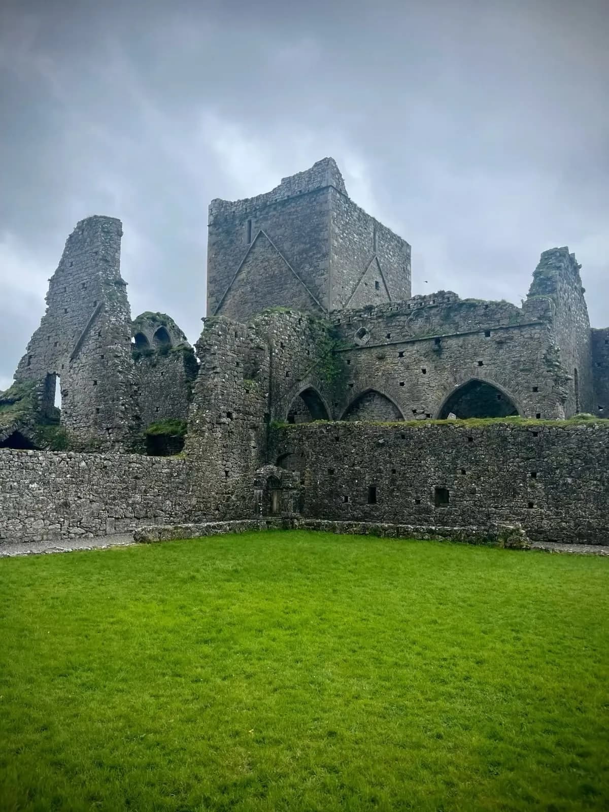 Cultural archive image of “The Rock of Cashel rises dramatically from the flat farmland of Tipperary’s Golden Vale…”, associated with Tipperary.
