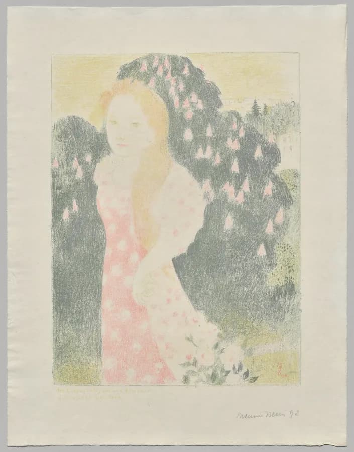 Cultural archive image of “Twilights Have the Softness of Old Paintings”, dating to 1899. Love (Amour): Twilights Have the Softness of Old Paintings, 1899.