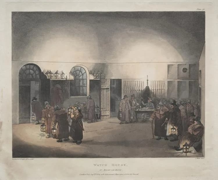 Cultural archive image of “Watch House, St. Mary Le Boue”, catalogued as England, 19th century, dating to 1809, associated with England, 19th century.
